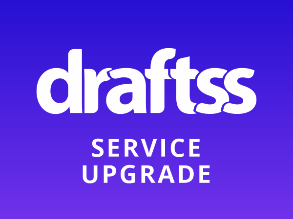 Draftss Service Upgrade (Weekly pricing, 17+ integrations, New services, 1000+ designs, etc.)