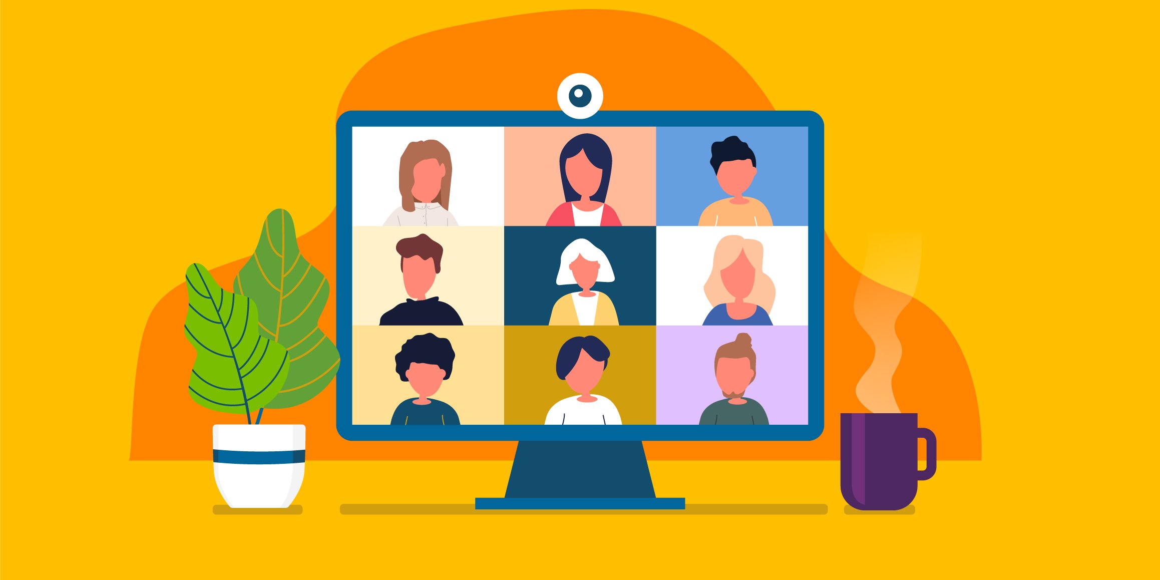 Why Should You Have a Branded Backgrounds for Your Online Meetings
