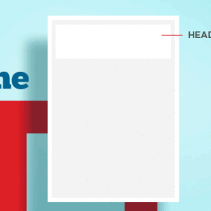 Magazine design layout.