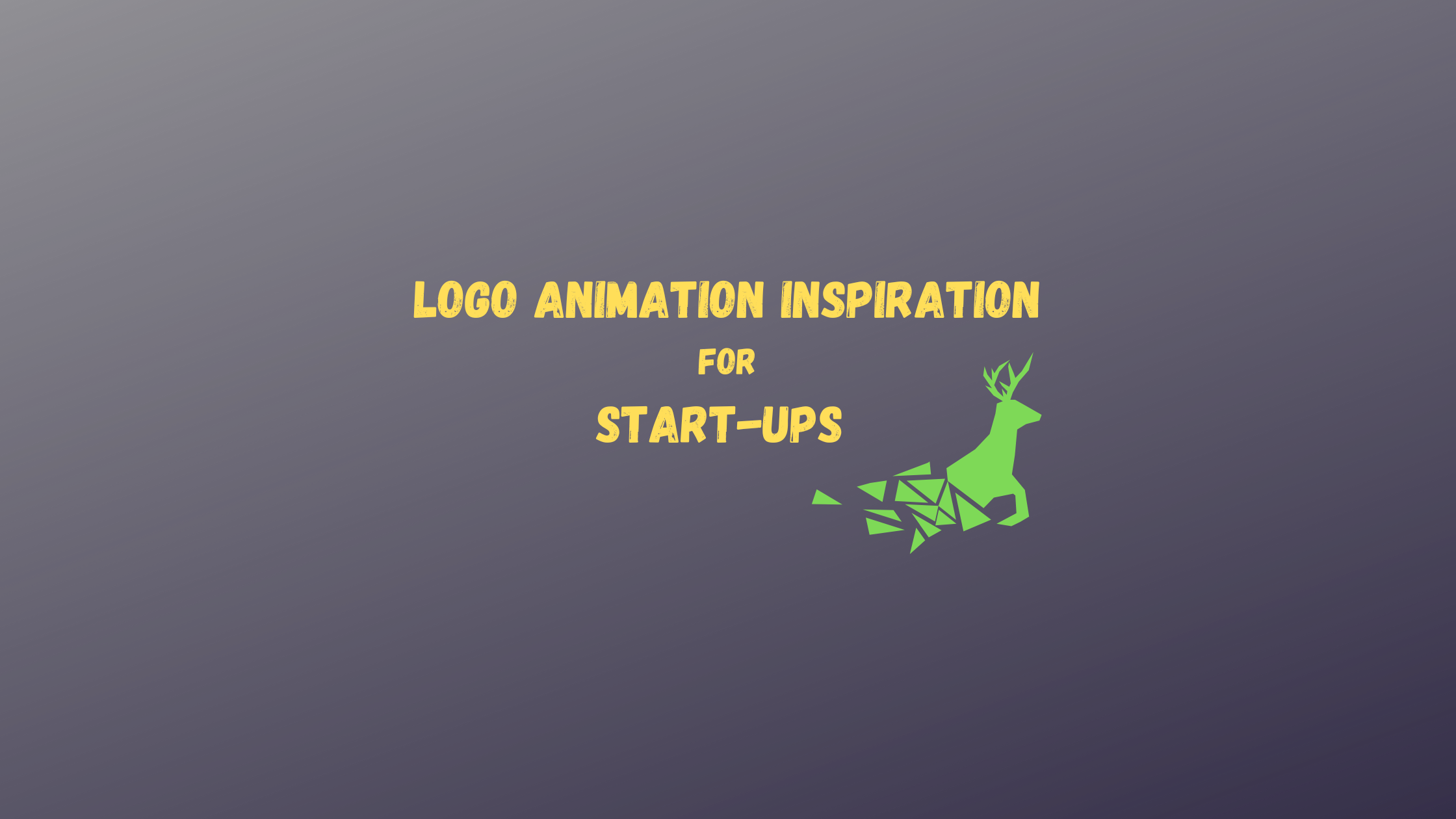 Logo Animation Inspirations for Start-Ups in 2023