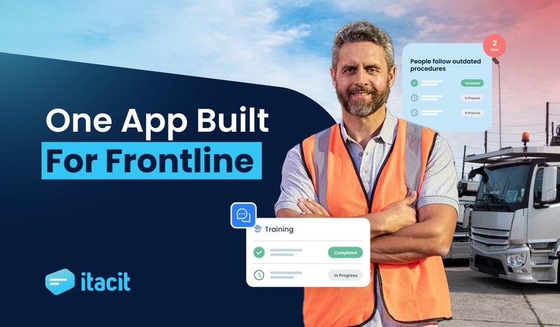 Marketing campaign for Itacit frontline workforce management platform, created by Draftss
