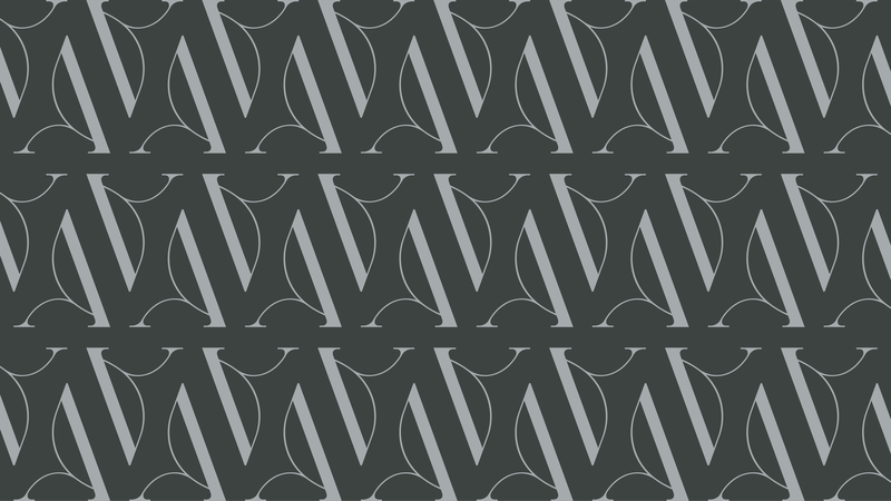 Seamless monogram brand pattern for visual identity applications created by Draftss