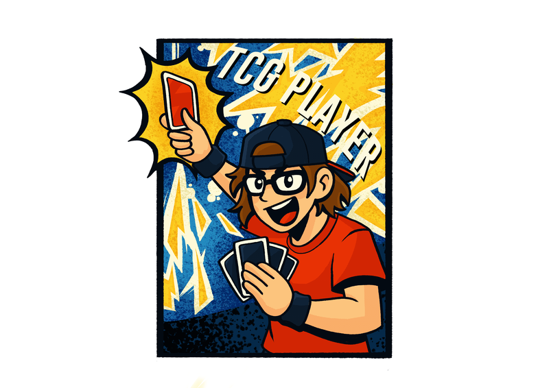 UI card layout illustration showing a set of content cards, created by Draftss