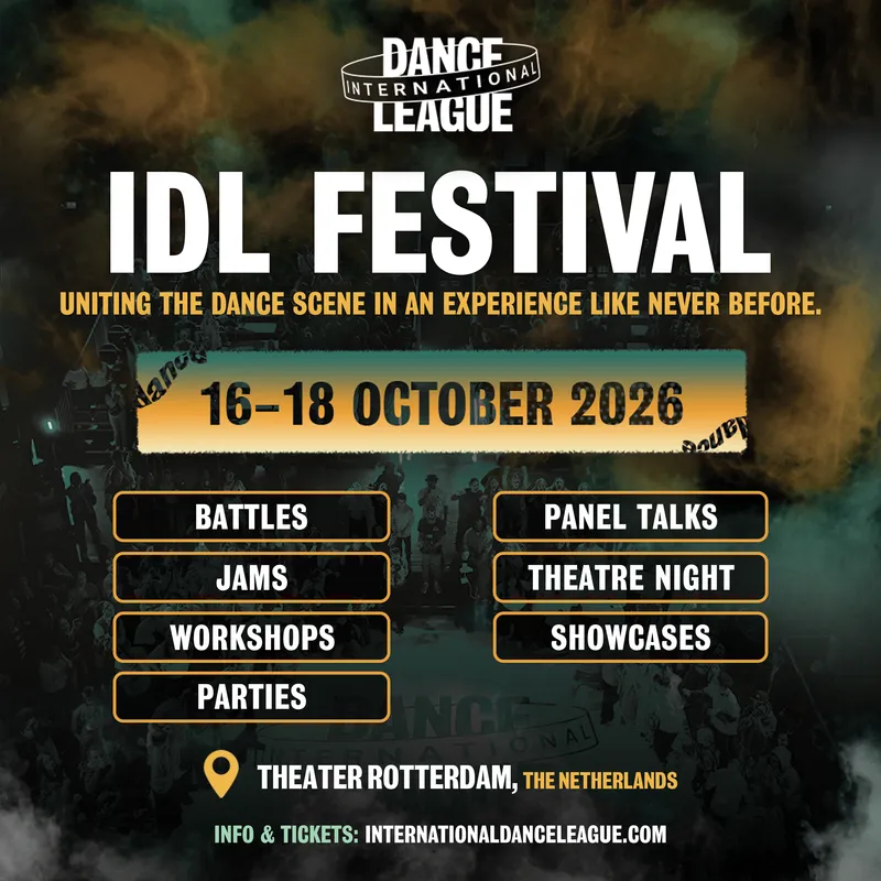 IDL Festival 2026 event poster featuring schedule and venue details, created by Draftss
