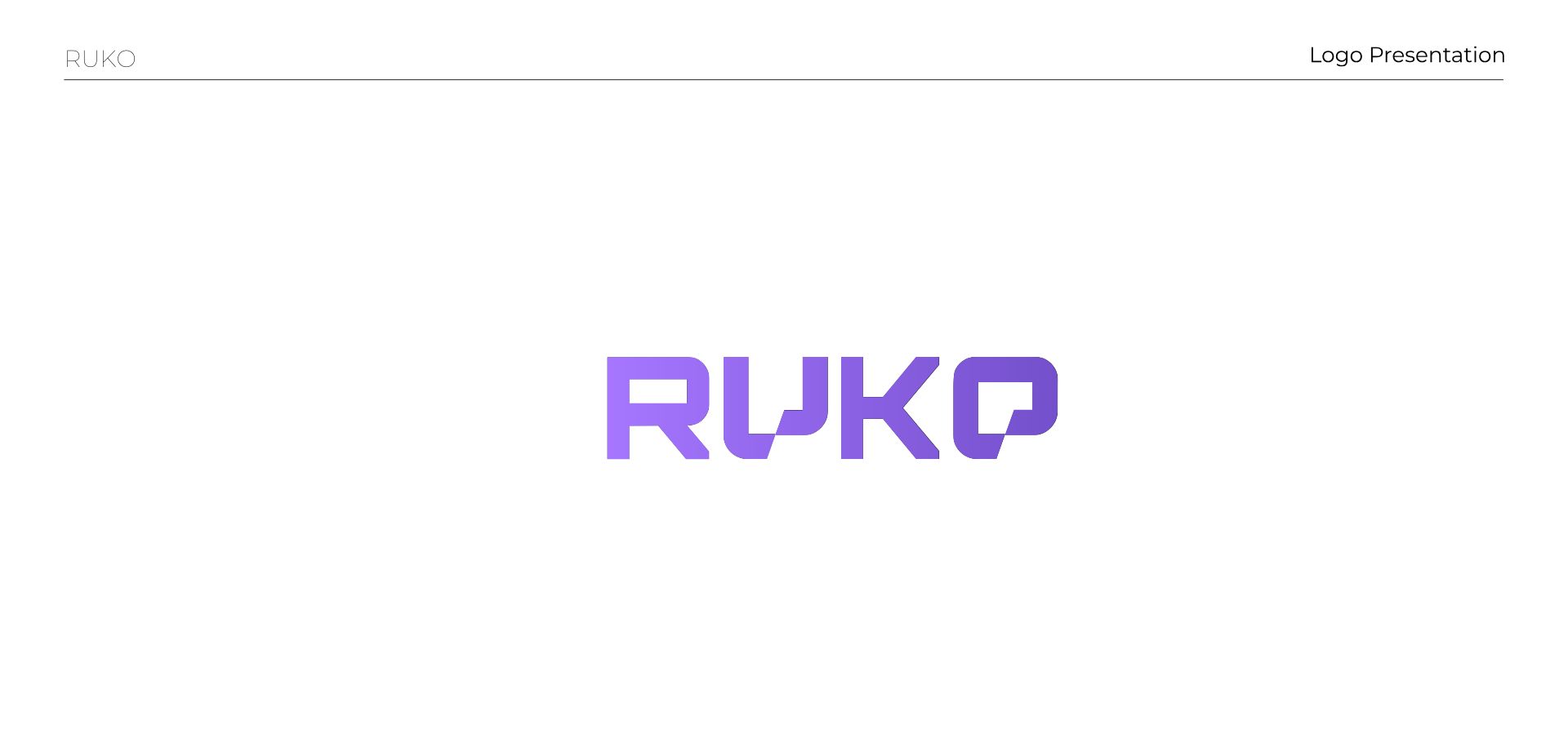 RUKO purple logo displayed on a white background