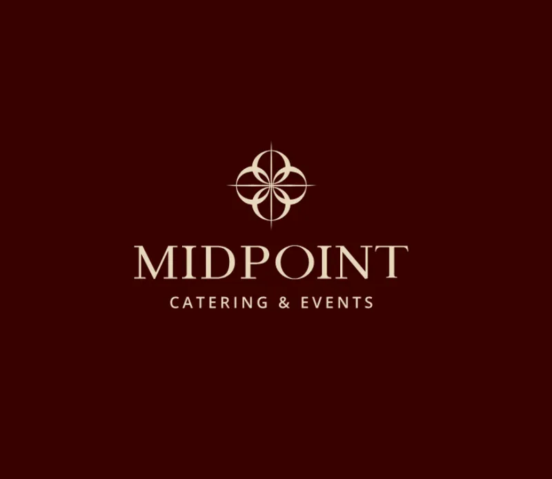Midpoint Catering & Events premium logo design, created by Draftss
