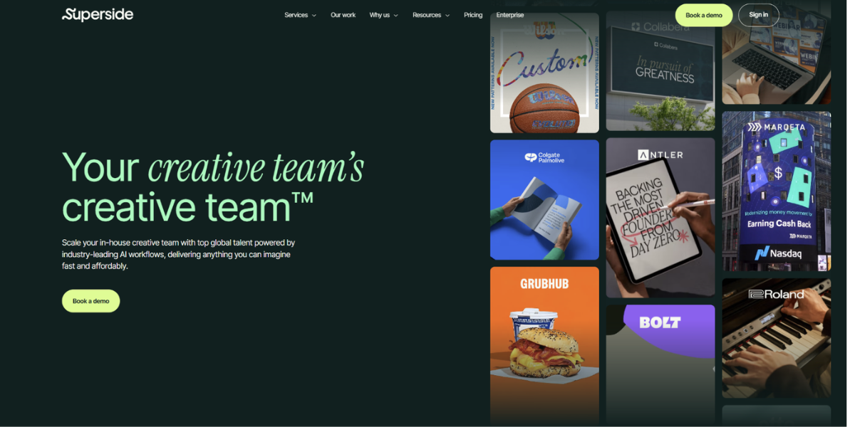 Superside creative design services in 2026