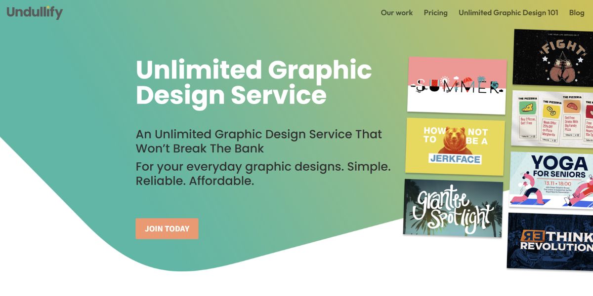 Undullify Unlimited Graphic Design Service
