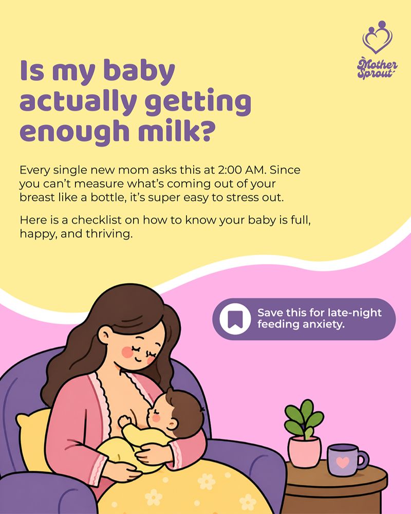 Breastfeeding illustration with a new mother feeding her baby.