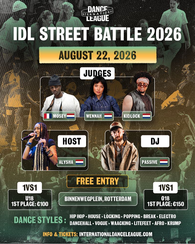 IDL Street Battle 2026 social media event design.